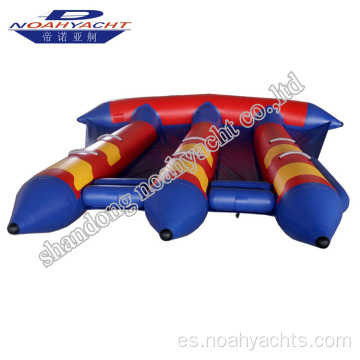 Bote de pescado volador inflable remolcable